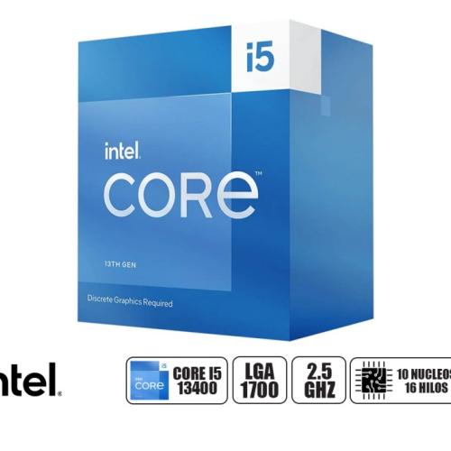 PROCESADOR INTEL CORE I5 13400 2.5GHZ HASTA 4.6GHZ, 20MB, 10 NULEOS, GRAFICO INTEGRADO UHD 730, LGA 1700