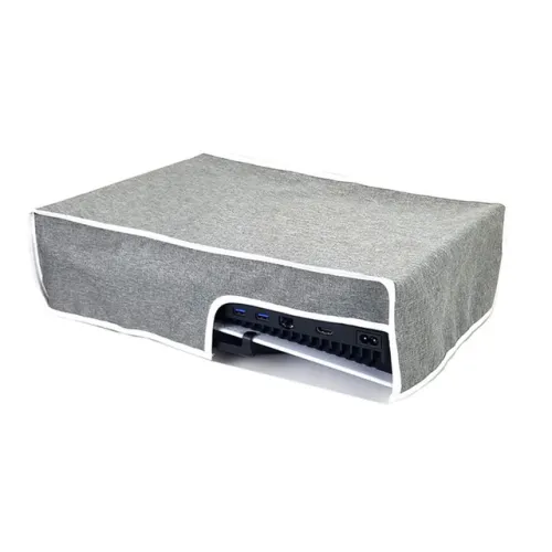 FUNDA ANTIPOLVO PARA PS5 GRIS HORIZONTAL