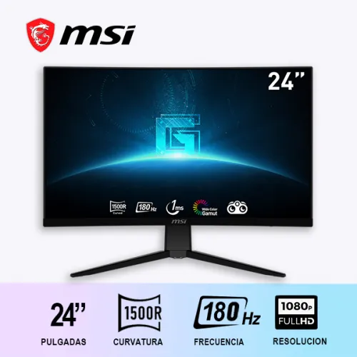 MONITOR GAMER MSI G2422C 24″ 180HZ CURVO FULLHD